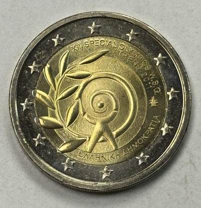 S&S Numismatic世界钱币-拍卖 第127期 希腊2011年 特殊奥林匹克运动会 2欧元双色纪念币
