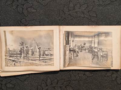 东亚欧洲主题杂货徽章勋章拍卖⑩ （五一大拍350+） 日本战时冲绳地区相册 上 55张左右（此处出价）