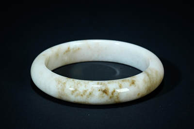 上海都达杂项专场102【全场包邮】  天然 翡翠（A货）手镯 附鉴定证书98-28