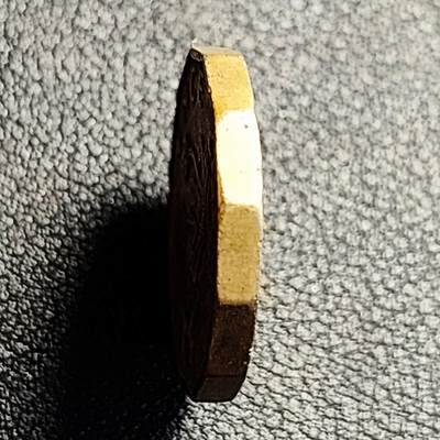 泉币菌-第231场-拍品多 请提前出价 21mm 英国3便士黄铜币  乔治六世 1952  末年