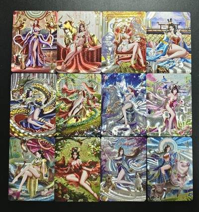 天玑星卡拍第191期《4.27周一截拍》持续收拍收评中 满赠卡需备注 - 百里卡牌 十二生肖 清凉 半粗 十二张