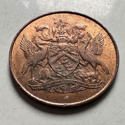 🌹外币初藏🌹🐯2026年第45场   每周二四六晚8️⃣点  世界硬币 特立尼达和多巴哥1972年五分