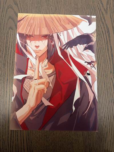 麦趣喜第七场   (4月25号周六晚上22点截拍，专注买家市场，福利拉满)  火影忍者剧场版 鼬 A3海报