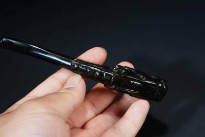 上海都达杂项专场103【全场包邮】  漆木龙头烟嘴70-111