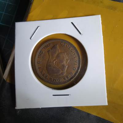 沼泽如烟--第1064场 英国1944年半便士