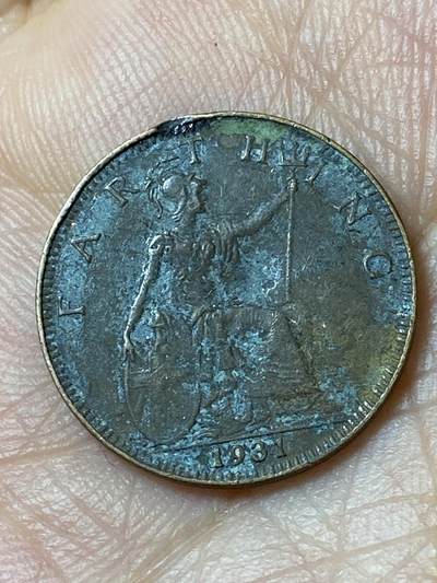 2026年第四十七场(总第二百一十六场）外国好品散币场(免佣金) 英国🇬🇧1931年1法新(乔治五世第三版)