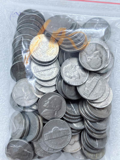 第一海外回流一元起拍收藏 散集专场  第311期 美国5美分 100枚 流通品