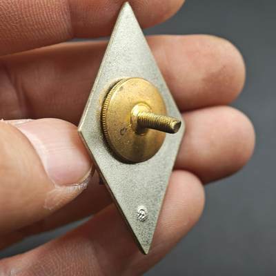 4月23日结束，成斌徽章钱币专场 苏联中等军事学院校徽铜制珐琅