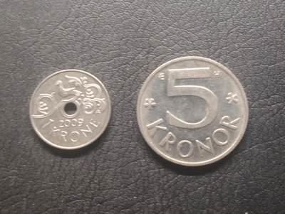 荟藏特别场次第十六期——“社长的硬币堆” - 挪威1+5克朗