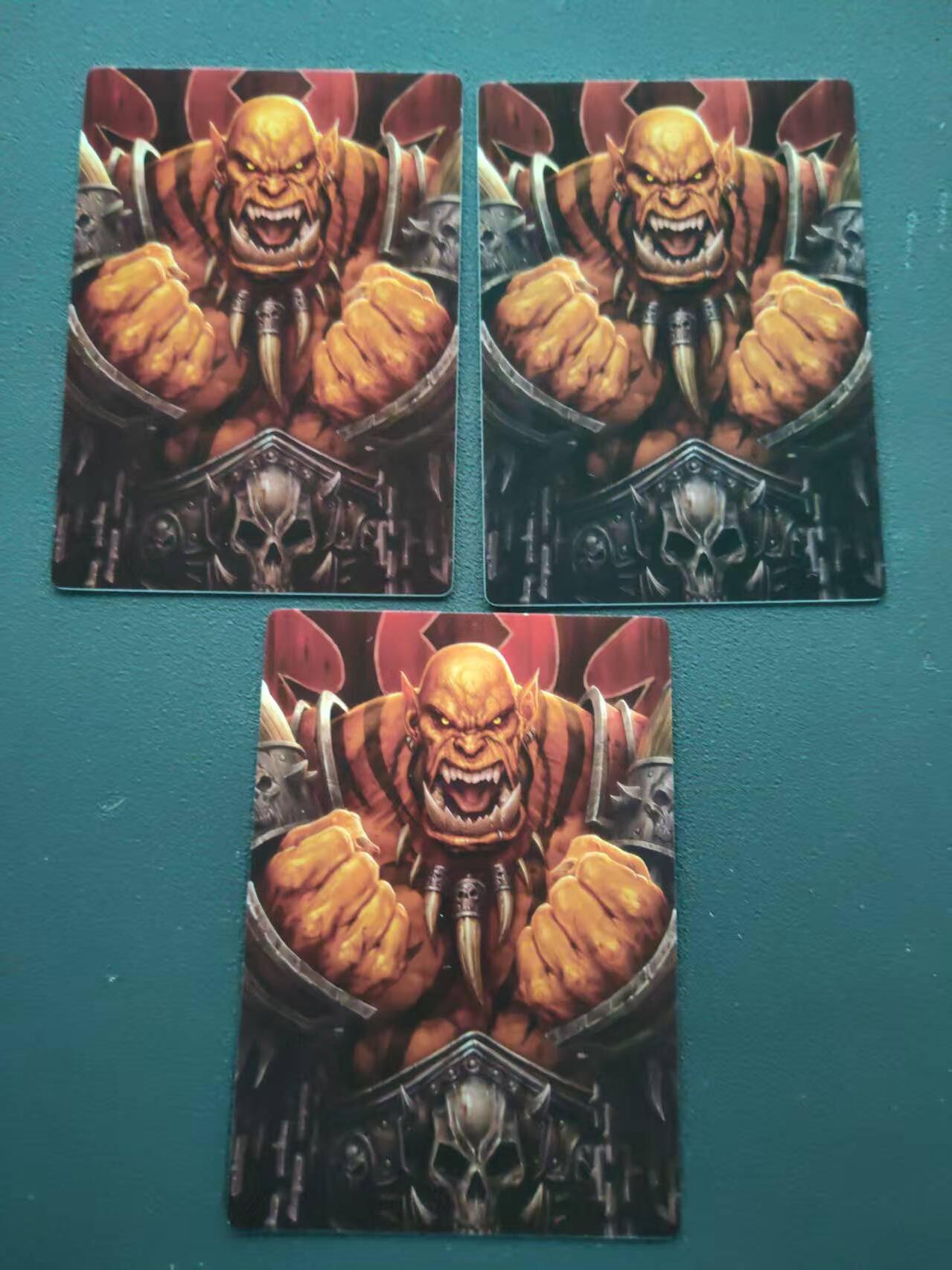 第113期阳大大卡牌拍卖第113期（持续收拍品，周五晚上九点截拍，进群福利早知道） 魔兽卡牌3张