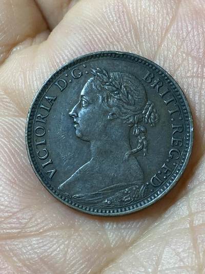 2026年第四十七场(总第二百一十六场）外国好品散币场(免佣金) 英国🇬🇧1886年1法新(维多利亚女王中年桂冠第三版)