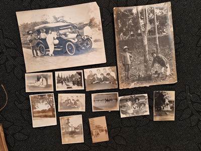 东亚欧洲主题杂货徽章勋章拍卖⑩ （五一大拍350+） 日本战时冲绳地区相册 下 55张左（请勿在此出价）