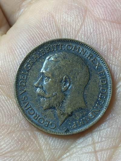 2026年第四十七场(总第二百一十六场）外国好品散币场(免佣金) 少见年份–英国🇬🇧1911年1法新(乔治五世加冕年，第一版首发年)