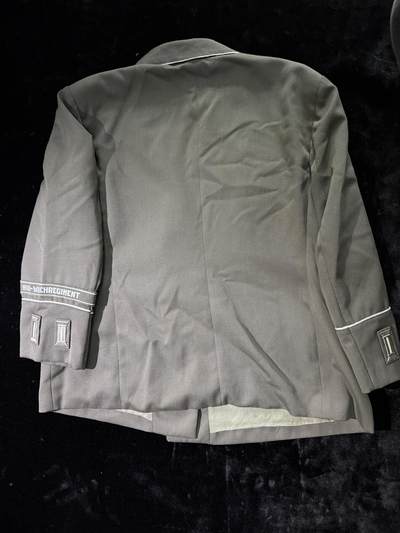 戎马世界章牌大赏第115期 东德初版雨果团上校军医出行礼服（带阅兵罗马柱）尺码m52-1