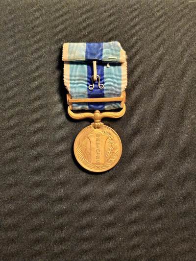 东亚欧洲主题杂货徽章勋章拍卖⑩ （五一大拍350+） 明治三十七八从军记章（日俄战争）