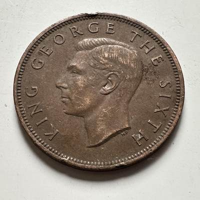 🌹外币初藏🌹🐯2026年第45场   每周二四六晚8️⃣点  世界硬币 新西兰1951年一便士