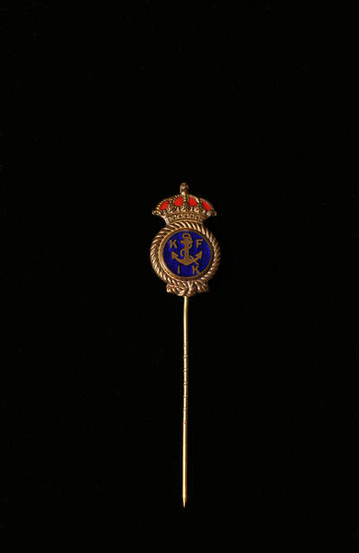 戎马世界章牌大赏第116期 - 瑞典卡尔斯克鲁纳皇家海军体育协会（KFIK）纪念别针    （卡尔斯克鲁纳是瑞典海军主基地）