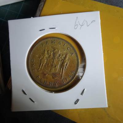 沼泽如烟--第1064场 牙买加1964年1便士