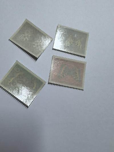 各国成套新旧票 联邦德国邮票 1962年 动物 昆虫 蝴蝶 4全新