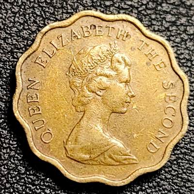 泉币菌-第231场-拍品多 请提前出价 1978年 香港2毫 伊丽莎白女王头像 19mm 