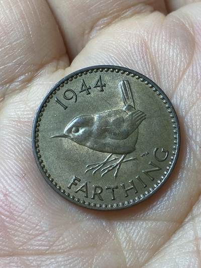 2026年第四十七场(总第二百一十六场）外国好品散币场(免佣金) 英国🇬🇧1944年1法新(乔治六世第一版)