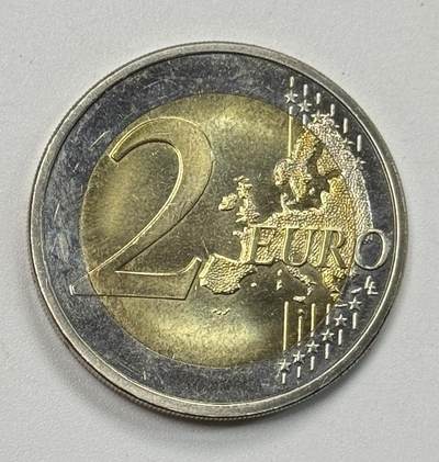 S&S Numismatic世界钱币-拍卖 第127期 斯洛文尼亚2007年 罗马条约签署50周年 2欧元双色纪念币 系列中的发行量最小的一枚