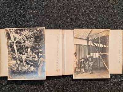 东亚欧洲主题杂货徽章勋章拍卖⑩ （五一大拍350+） 日本战时冲绳地区相册 上 55张左右（此处出价）