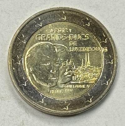 S&S Numismatic世界钱币-拍卖 第127期 卢森堡2012年 大公威廉四世逝世佰周年 2欧元双色纪念币