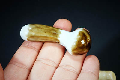 上海都达杂项专场102【全场包邮】  陶瓷仿生蔬菜筷架 5件98-395