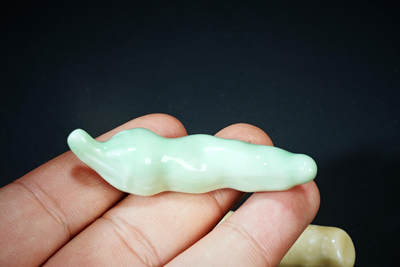 上海都达杂项专场102【全场包邮】  陶瓷仿生蔬菜筷架 5件98-395