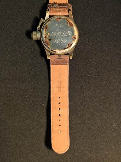东亚欧洲主题杂货徽章勋章拍卖⑩ （五一大拍350+） 日本海军航空队手表（中田商店复刻）
