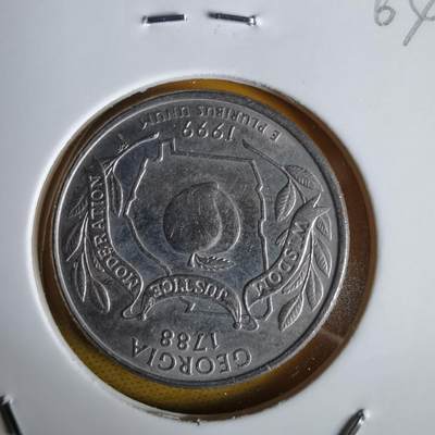 沼泽如烟--第1064场 美国1999年25分纪念币