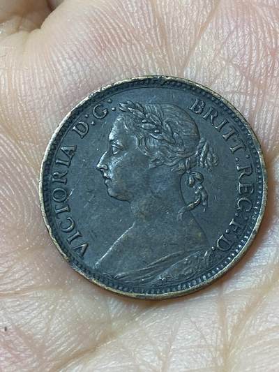 2026年第四十七场(总第二百一十六场）外国好品散币场(免佣金) 英国🇬🇧1886年1法新(维多利亚女王中年桂冠第三版)