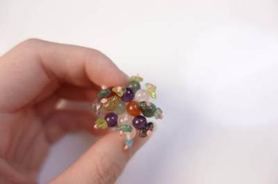 上海都达杂项专场103【全场包邮】  天然水晶多宝戒指70-342