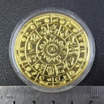 西秦中古拍卖第八十五期  水瓶座十二星座纪念章