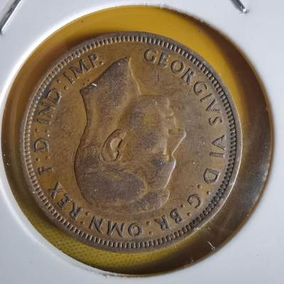 沼泽如烟--第1064场 英国1944年半便士