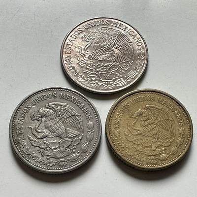 🌹外币初藏🌹🐯2026年第45场   每周二四六晚8️⃣点  世界硬币 墨西哥三枚