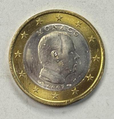 S&S Numismatic世界钱币-拍卖 第127期 摩纳哥2007年 第二版首发年份-阿尔贝二世亲王 1欧元双色币