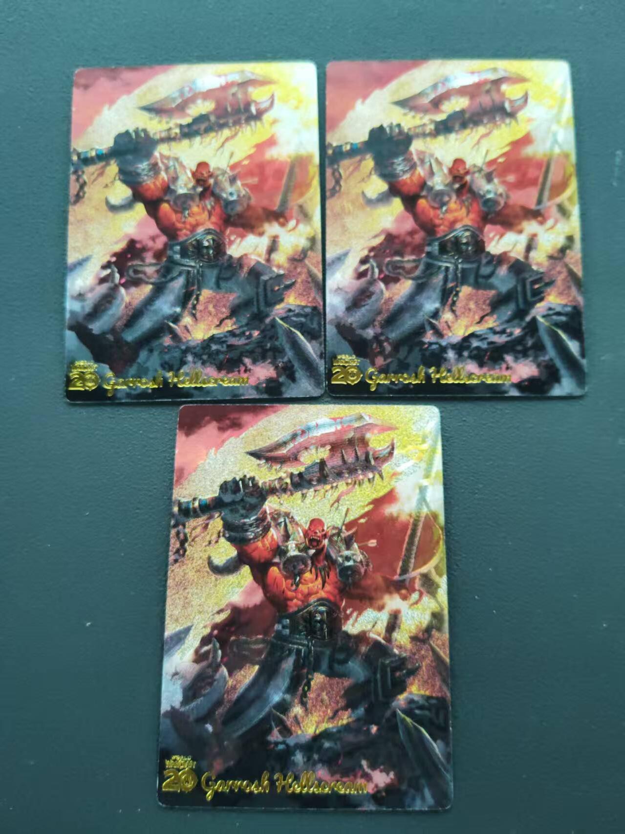 第113期阳大大卡牌拍卖第113期（持续收拍品，周五晚上九点截拍，进群福利早知道） 魔兽卡牌3张