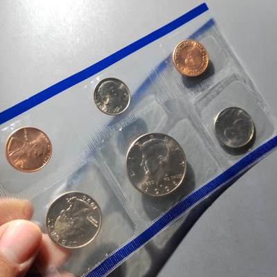 PCAI钱币  24-816  外国纸币与套币小专场 美国套币带造币厂章