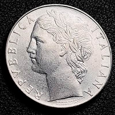 泉币菌-第231场-拍品多 请提前出价 意大利早期100里拉 月亮和记忆女神密涅瓦 不锈钢币 27.8mm