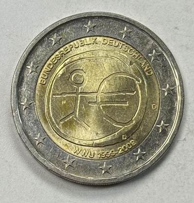 S&S Numismatic世界钱币-拍卖 第127期 德国2009年 欧元区10周年 2欧元双色纪念币 D版