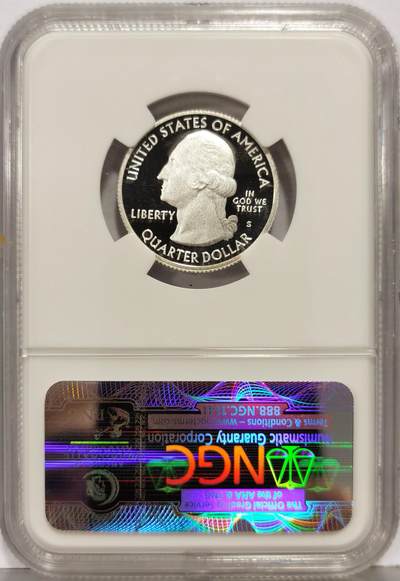 博洋堂“生趣盎然”4月精品专场暨第169期（全场包邮） NGC PF70UC 美国2010年美丽美国-约塞米蒂国家公园1/4元精制银币，PROOF精制币，币面清爽干净又舒适，打制精美，小巧精致，状态一流，冠军分。