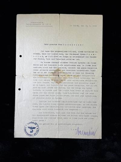 戎马世界章牌大赏第115期 德三 铜级近战勋饰套证 获得者 埃温・戈泽布林克 下士，包含 二级铁十字勋章证书 铜级近战勋饰证书 黑色战伤奖章  铜级体能证书，得主最终在库尔兰包围圈阵亡