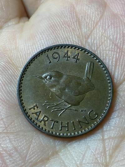 2026年第四十七场(总第二百一十六场）外国好品散币场(免佣金) 英国🇬🇧1944年1法新(乔治六世第一版)