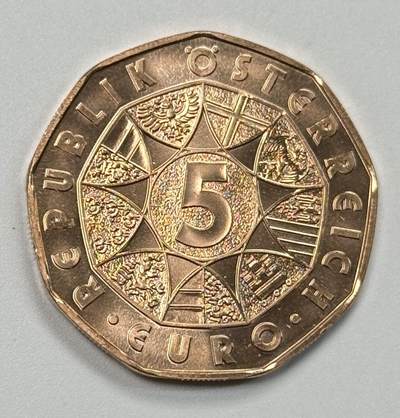 S&S Numismatic世界钱币-拍卖 第127期 奥地利2024年 闰年 5欧元纪念铜币