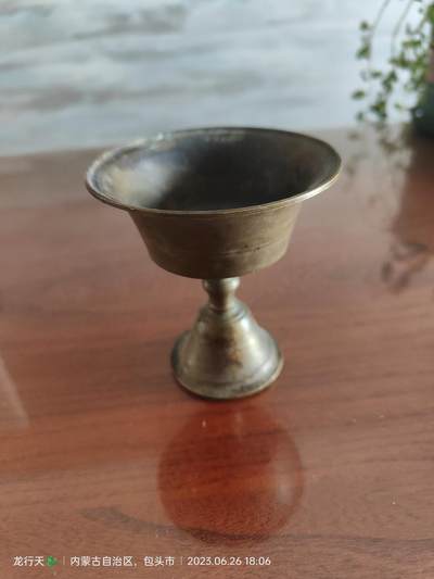 清代铜油灯 - 清代铜油灯