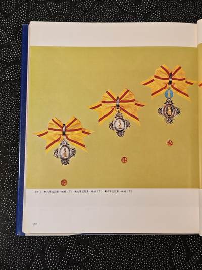 东亚欧洲主题杂货徽章勋章拍卖⑩ （五一大拍350+） 日本勋章全彩详细讲解书 厚重昂贵（上）（请在这里出价）