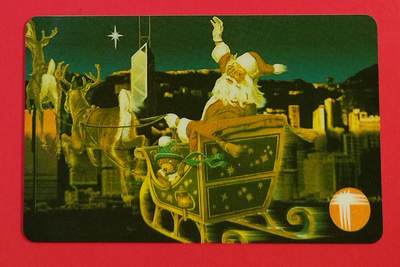 《鸿通俱乐部》拍卖第84期 2026年4月22日21:00延时节拍 香港亚斯康新卡《打IDD 共享圣诞乐》1枚  未评级  好品