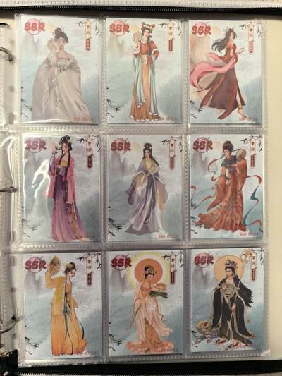 丫丫卡拍-第30期（4月24日21：00截拍） 牛卡动漫至尊西游套卡 包含SP、SSP、PR、UR、HR、SSR等各一套加一本原厂卡册，卡册有使用痕迹，介意勿拍